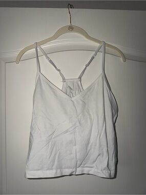 Pact Women’s White V-Neck Adjustable Strap Camisole